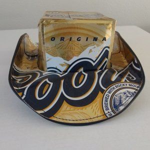 Coors Beer Box Hat. OS